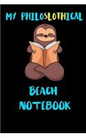 My Philoslothical Beach Notebook