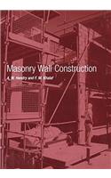 Masonry Wall Construction