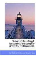 Memoir of Mrs. Mary E. Van Lennep
