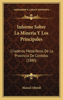 Informe Sobre La Mineria Y Los Principales