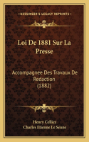 Loi De 1881 Sur La Presse