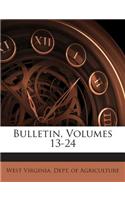 Bulletin, Volumes 13-24