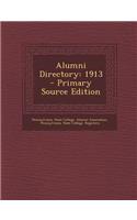Alumni Directory: 1913