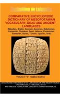 V4.Comparative Encyclopedic Dictionary of Mesopotamian Vocabulary Dead & Ancient Languages