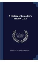 A History of Lumsden's Battery, C.S.A