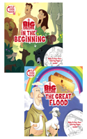 In the Beginning/The Great Flood: Flip-Over Book