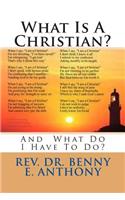 What Is A Christian?