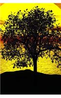 A Tree Against the Sun Journal: 150 page lined notebook/diary
