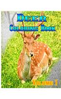 Deer Coloring Books Vol.1 for Relaxation Meditation Blessing