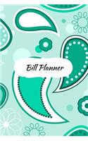 Bill Planner: Bill Chart/Budget Journal, Money Management, Budget Planning, Bill Organizer