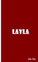 Layla - Red Personalized Notebook / Extended Lines / Soft Matte Cover: An Ethi Pike Collectible Journal
