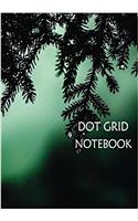 Dot Grid Notebook Pine: 110 Dot Grid Pages