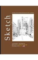 Sketch Paper Pad -Brown, City Cover