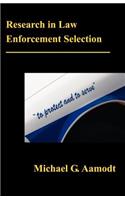 Research in Law Enforcement Selection