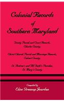Colonial Records of Southern Maryland
