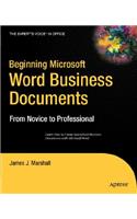 Beginning Microsoft Word Business Documents