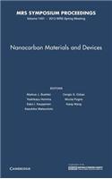 Nanocarbon Materials and Devices: Volume 1451