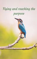Flying and reaching the purpose notebook gift