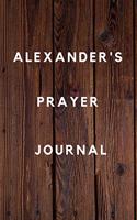Alexander's Prayer Journal