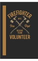 Firefigther Nyc Fire Dept Rescue Team Volunteer