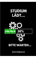 Studium lädt... 38% Bitte warten... Notizbuch: A 5 Notizbuch PUNKTIERT für zukünftige Studenten - Cooler Spruch fürs Studium und Uni - Geburtstagsgeschenk - zur erfolgreichen Prüfung - Klausurenp
