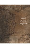 Client Profile Logbook: Customer Log and Record Book