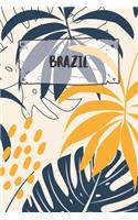 Brazil: Ruled Travel Diary Notebook or Journey Journal - Lined Trip Pocketbook for Men and Women with Lines