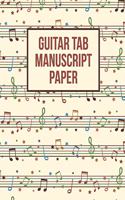 Guitar Tab Manuscript Paper