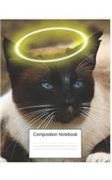 Composition Notebook: Gifts For Cat Lovers A Funny Adorable Notebook