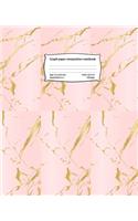Graph paper composition notebook Quad Ruled 5 x 5