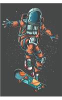 2020 Week To View Dated Planner Diary: 6x9 Inches Paperback Astronaut Skateboard Boarding