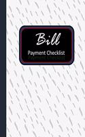 Bill Payment Checklist
