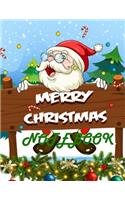 Merry Christmass notebook: Cute Merry Christmas and Happy New Year, Blank Lined Notebook / Journal / Diary