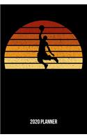 2020 Planner: Vintage Sunset Basketball Weekly & Monthly Planner 2020 - 52 Week Calendar 6 x 9 Organizer - Gift For Basketball Players And Basketballers
