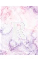 R Weekly Planner 2018-2019: R Initial Marble 18-Month Planner -- July 2018 - Dec 2019 Weekly View -- To-Do Lists, Inspirational Quotes + Much More(19 Personalized Marble Planners)