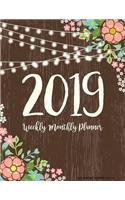 2019 Monthly Planner 8.5 x 11