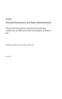 Theoretical Calculations of Pressure Broadening Coefficients for H2O Perturbed by Hydrogen or Helium Gas