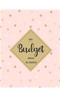 Budget Book Monthly Bill Organizer