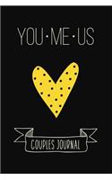 You Me Us Couples Journal