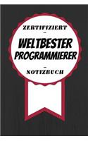 Notizbuch - Zertifiziert - Weltbester - Programmierer