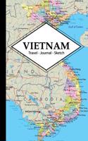Vietnam Travel Journal Sketch