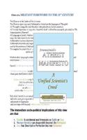 ArtemisSmith's ATHEIST MANIFESTO a Unified Scientist's Creed