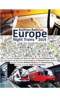 RailPass RailMap Europe - Night Trains 2019