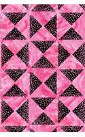 Bullet Journal Notebook Triangles with Dots Pattern 7
