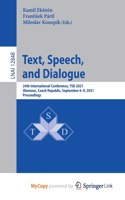 Text, Speech, and Dialogue