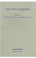 Late Punic Epigraphy