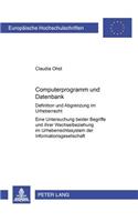 Computerprogramm Und Datenbank