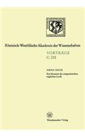 Zur Situation Der Zeitgenössischen Englischen Lyrik: 237. Sitzung Am 21. Februar 1979 in Düsseldorf