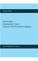 Civil Code / Commercial Code / Code of Civil Procedure of Japan