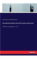 Die lettische Sprache nach ihren Lauten und Formen